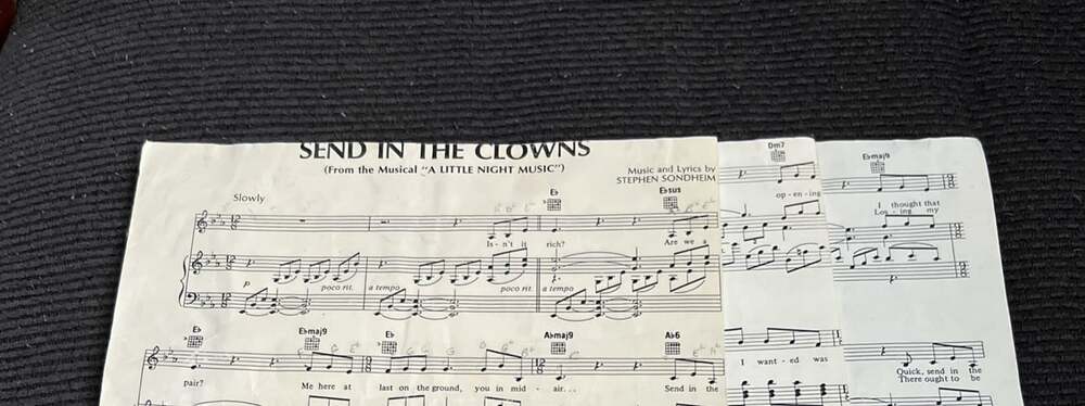 Send In The Clowns By Stephen Sondheim Sheet Music 3 Sheets